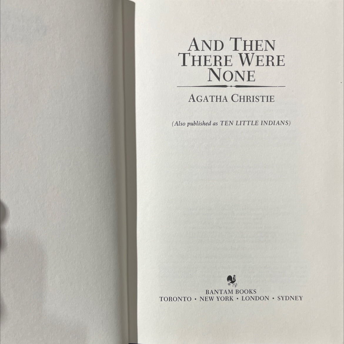 and then there were none book, by agatha christie, 1967 Hardcover image 2