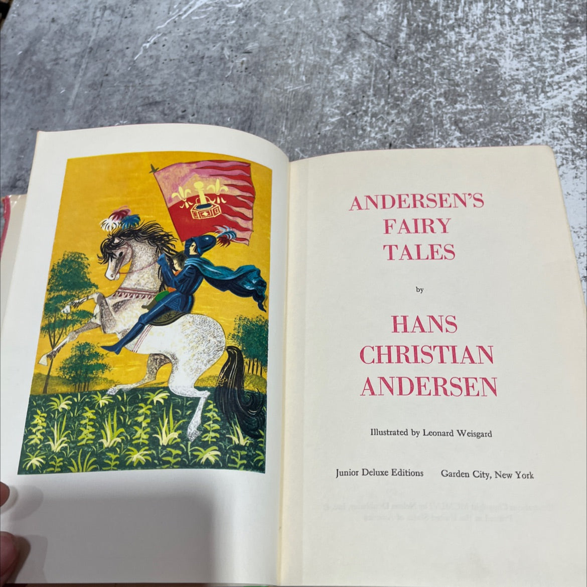 andersen's fairy tales book, by hans christian andersen, 1956 Hardcover image 2