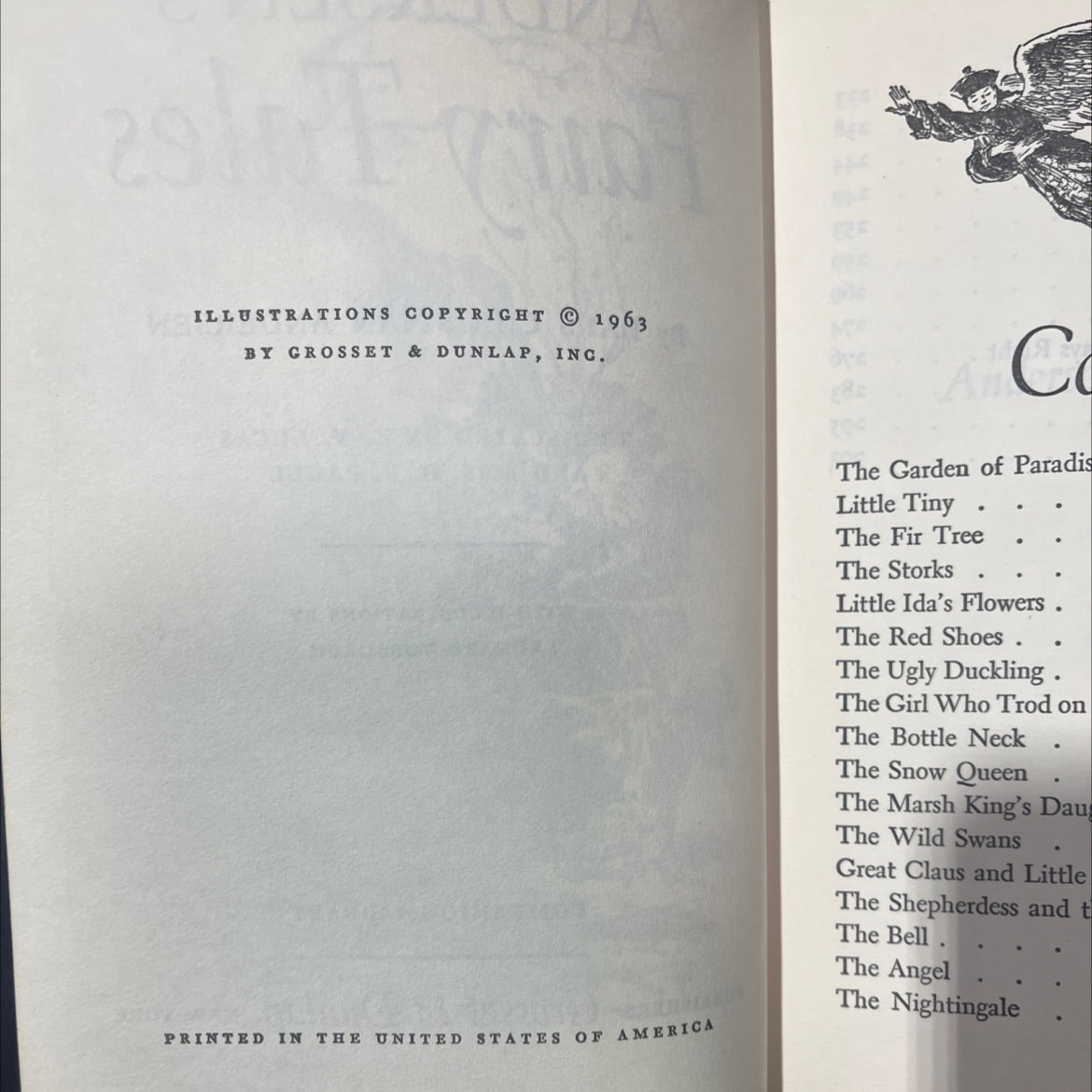andersen's fairy tales book, by hans christian andersen, 1963 Hardcover image 3