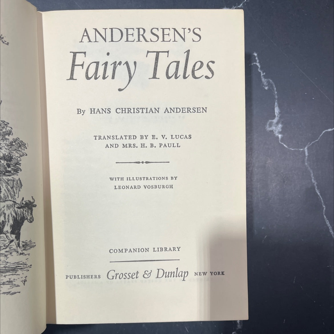 andersen's fairy tales book, by hans christian andersen, 1963 Hardcover image 2