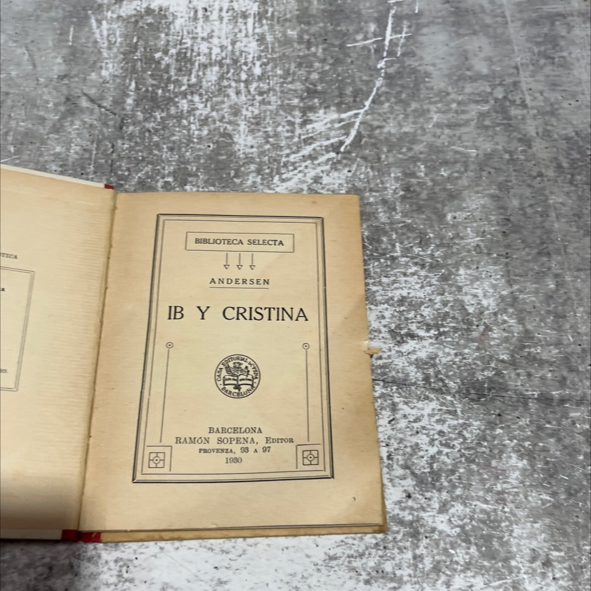 andersen book, by cristina baiturial, 1930 Hardcover image 2