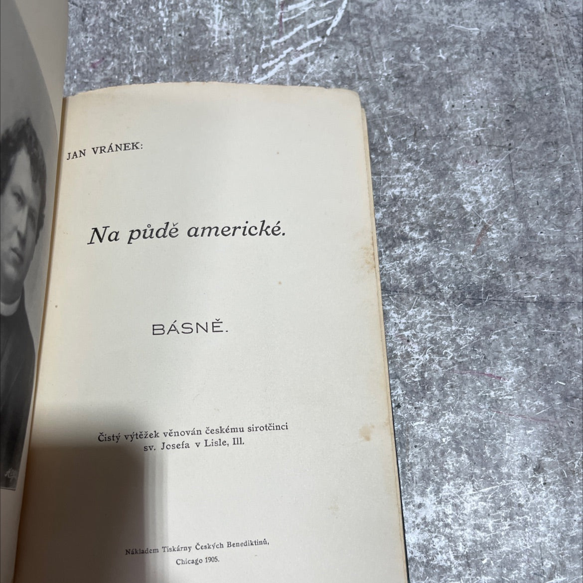 anek. a jan vránek: on american soil. poems book, by jan vránek, 1905 Hardcover image 3