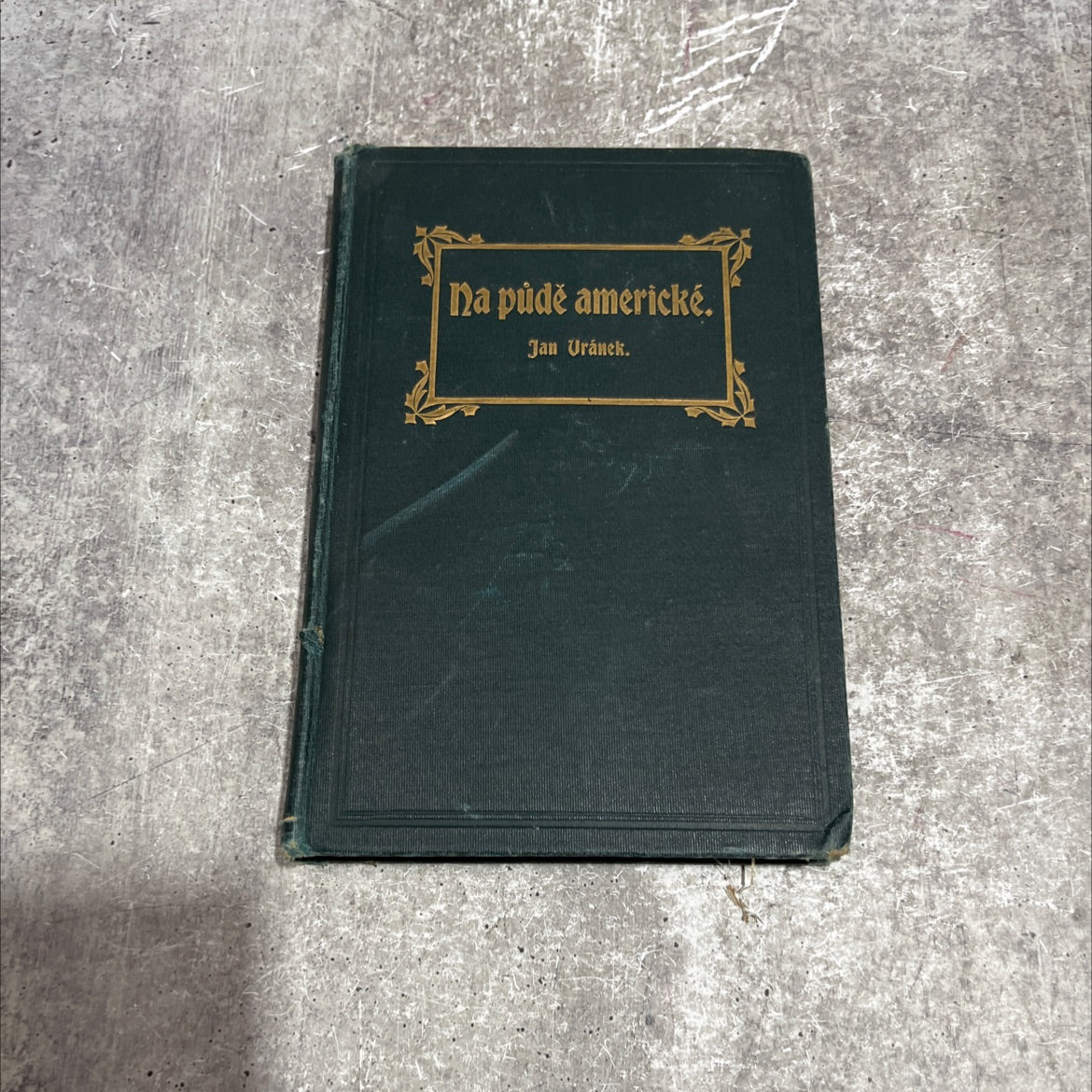 anek. a jan vránek: on american soil. poems book, by jan vránek, 1905 Hardcover image 1