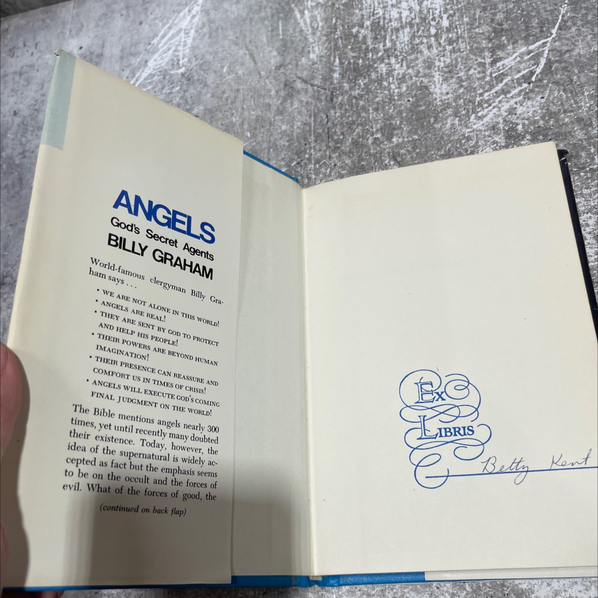 angels: god's secret agents book, by billy graham, 1975 Hardcover image 4
