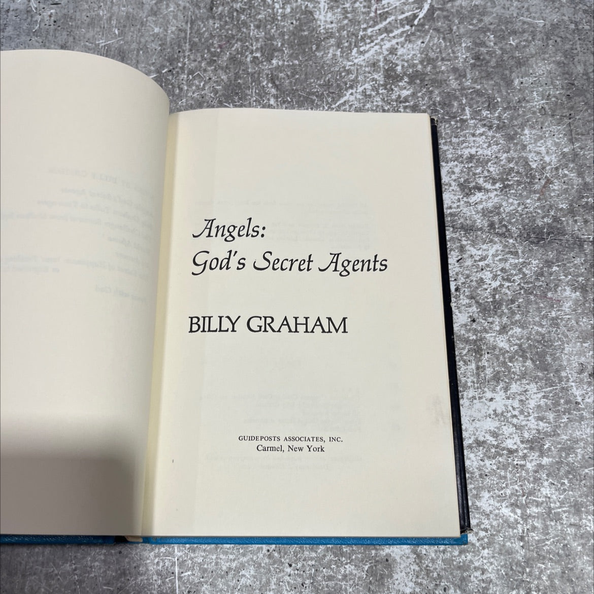angels: god's secret agents book, by billy graham, 1975 Hardcover image 2