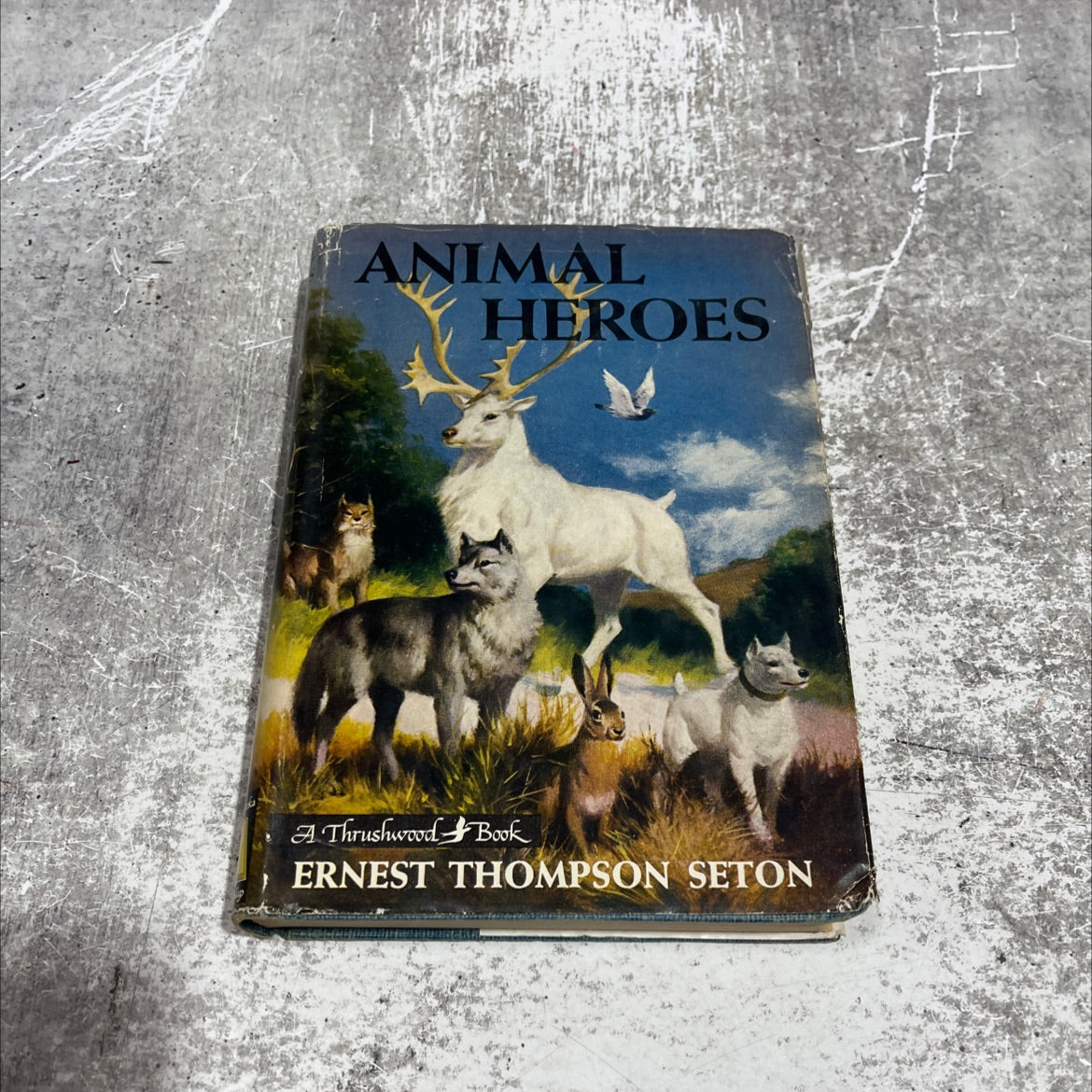 animal heroes book, by ernest thompson seton, 1905 Hardcover image 1