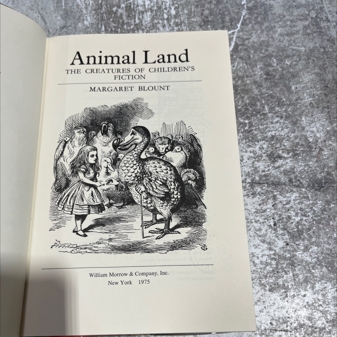 animal land the creatures of children's fiction book, by margaret blount, 1975 Hardcover image 2