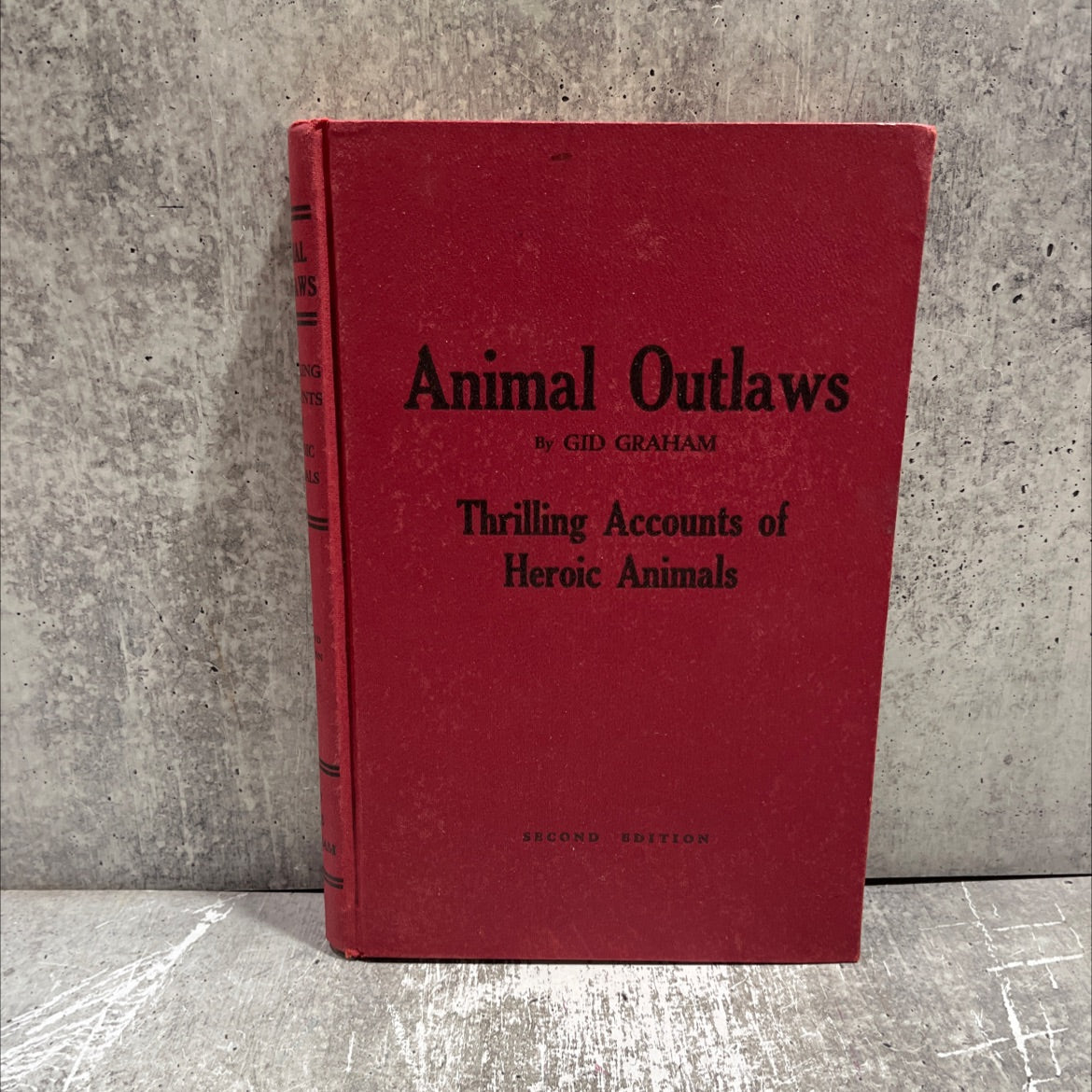 animal outlaws book, by gid graham, 1939 Hardcover image 1