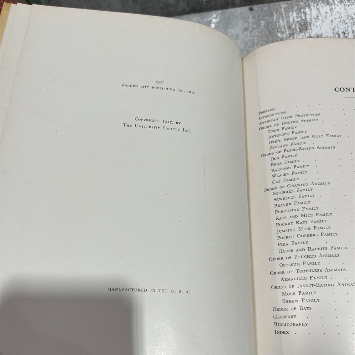 animals of america mammals of america book, by H. E. Anthony, 1937 Hardcover image 3