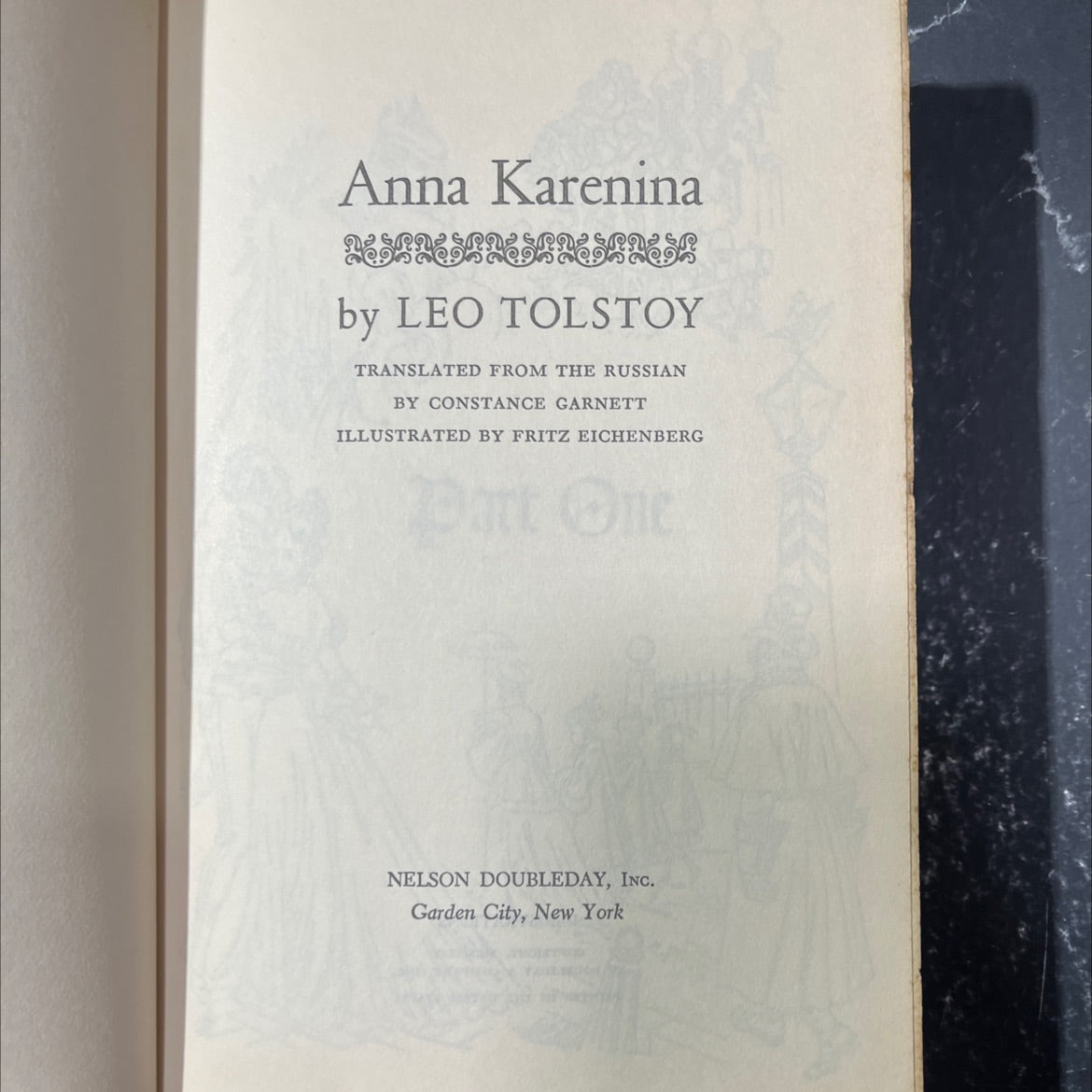anna karenina prasadgea book, by leo tolstoy, 1944 Hardcover image 2