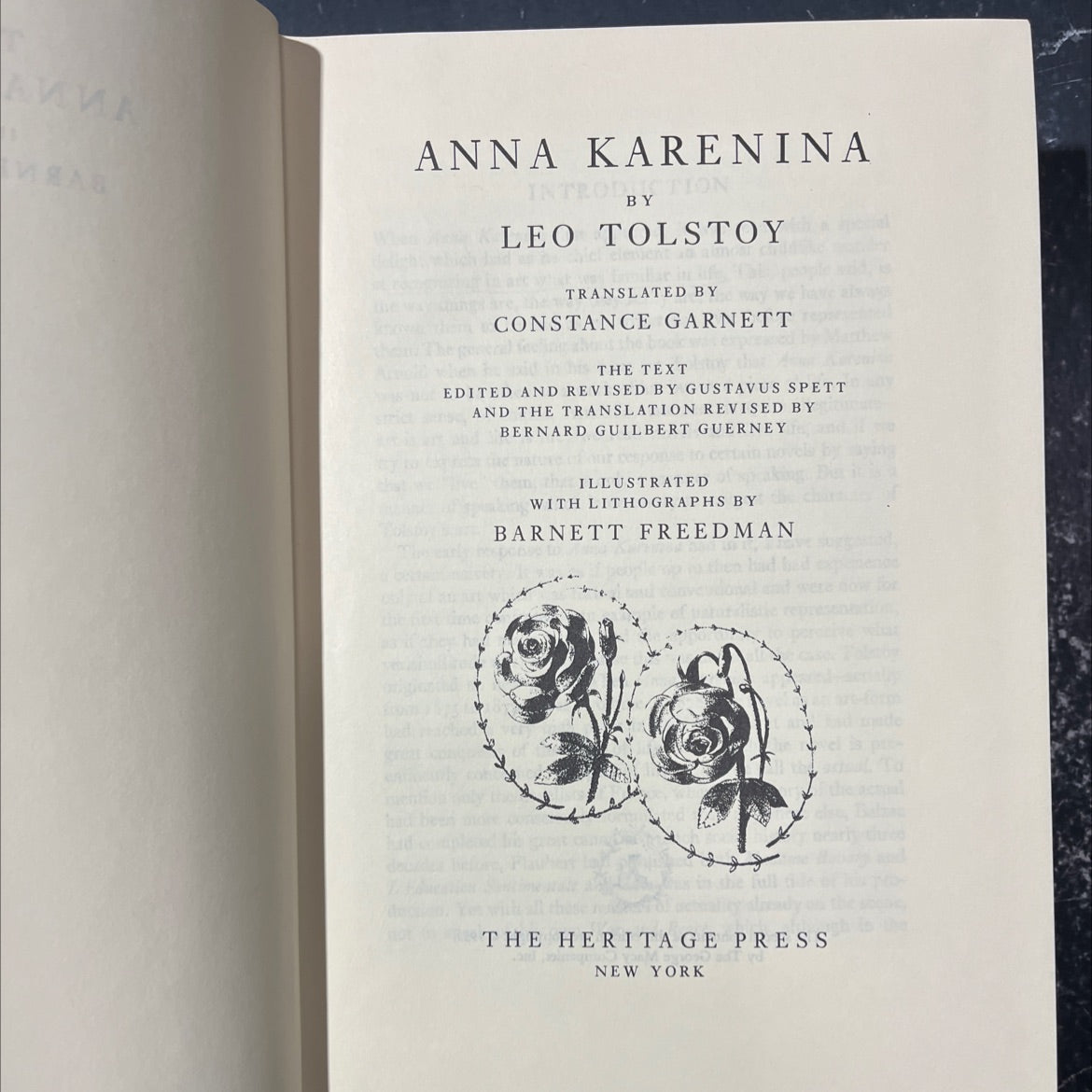 anna karenina book, by leo tolstoy, 1952 Hardcover image 2
