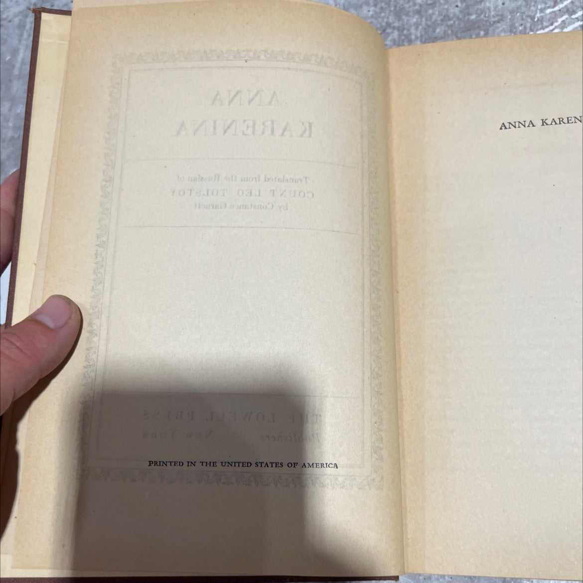 anna karenina book, by count leo tolstoy, 1970 Hardcover image 3