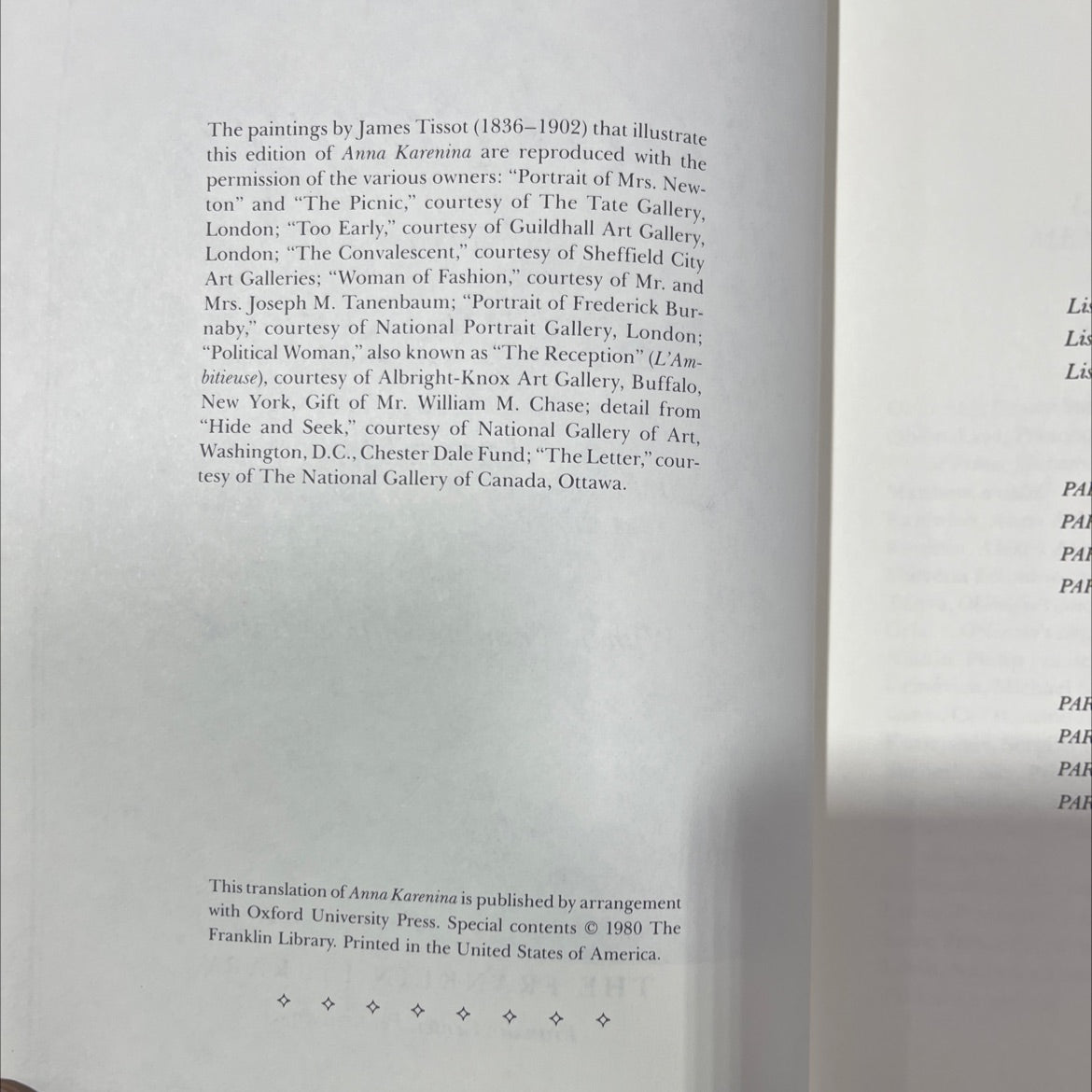 anna karenina book, by leo tolstoy, 1980 Leather image 3