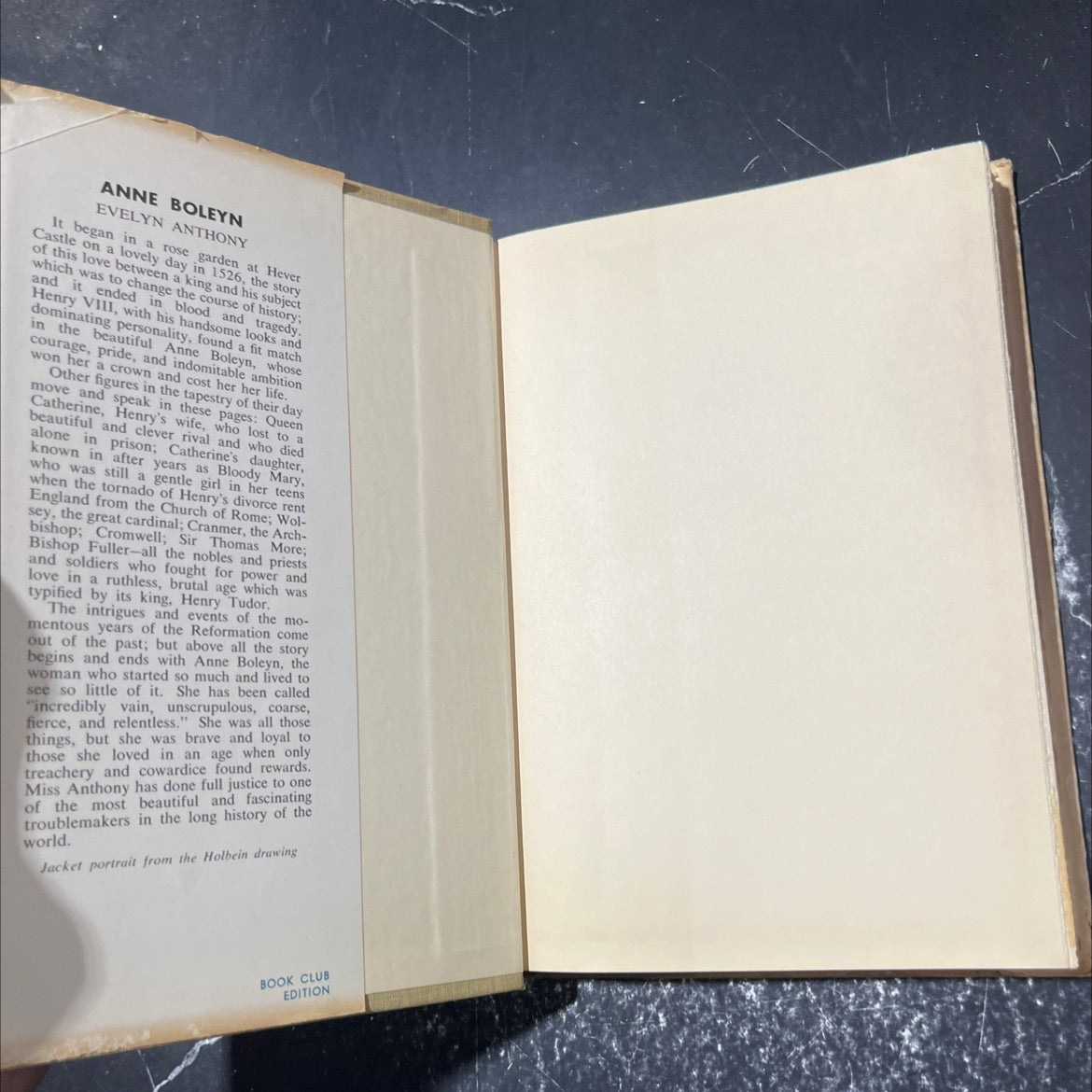 anne boleyn book, by evelyn anthony, 1957 Hardcover image 4