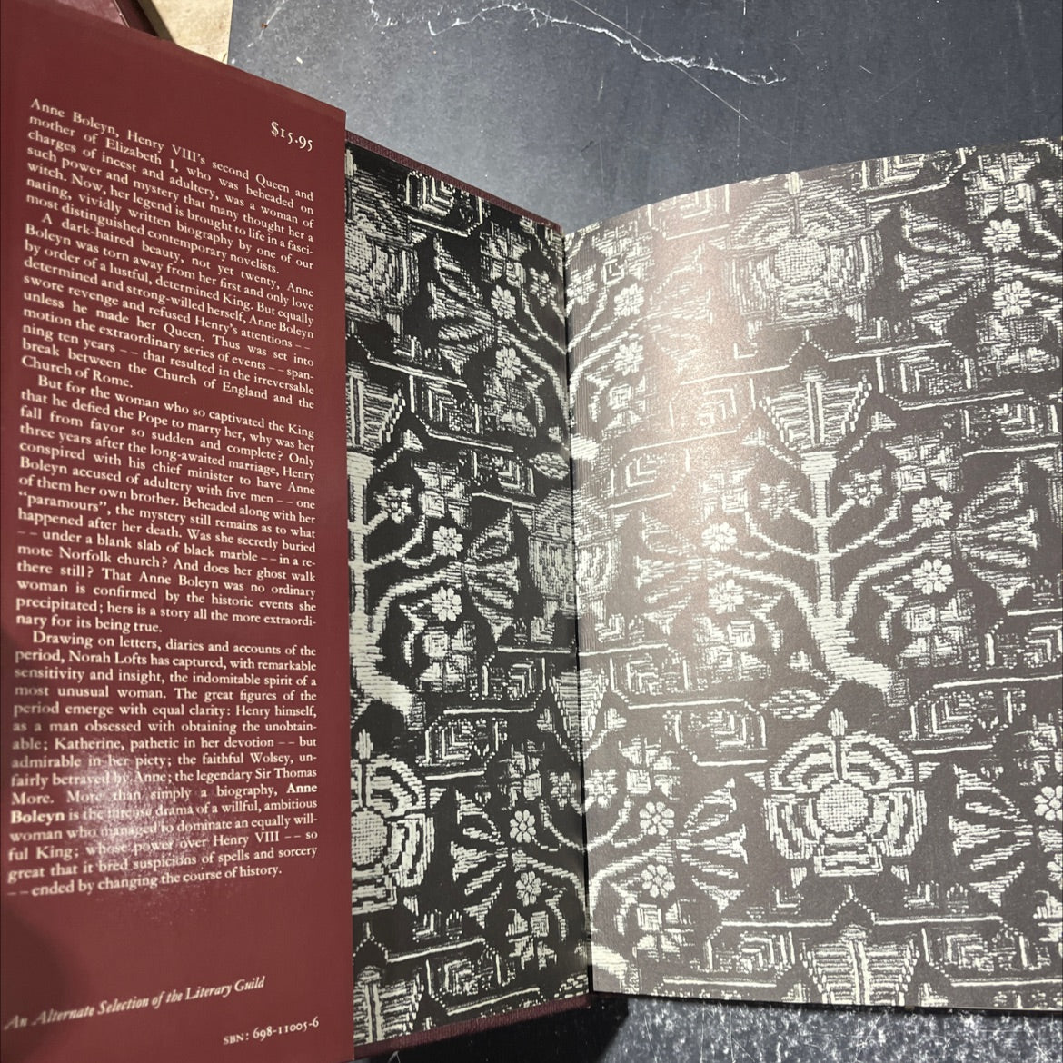 anne boleyn book, by norah lofts, 1979 Hardcover image 4