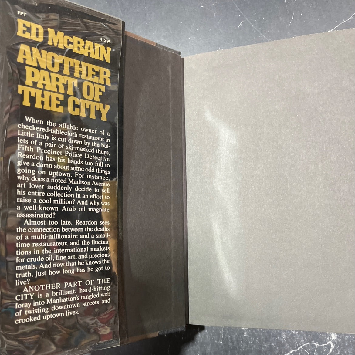another part of the city book, by Ed McBain, 1986 Hardcover image 4