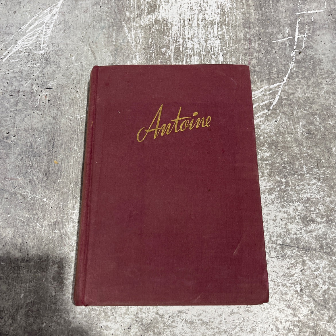 antoine book, by antoine, 1945 Hardcover image 1