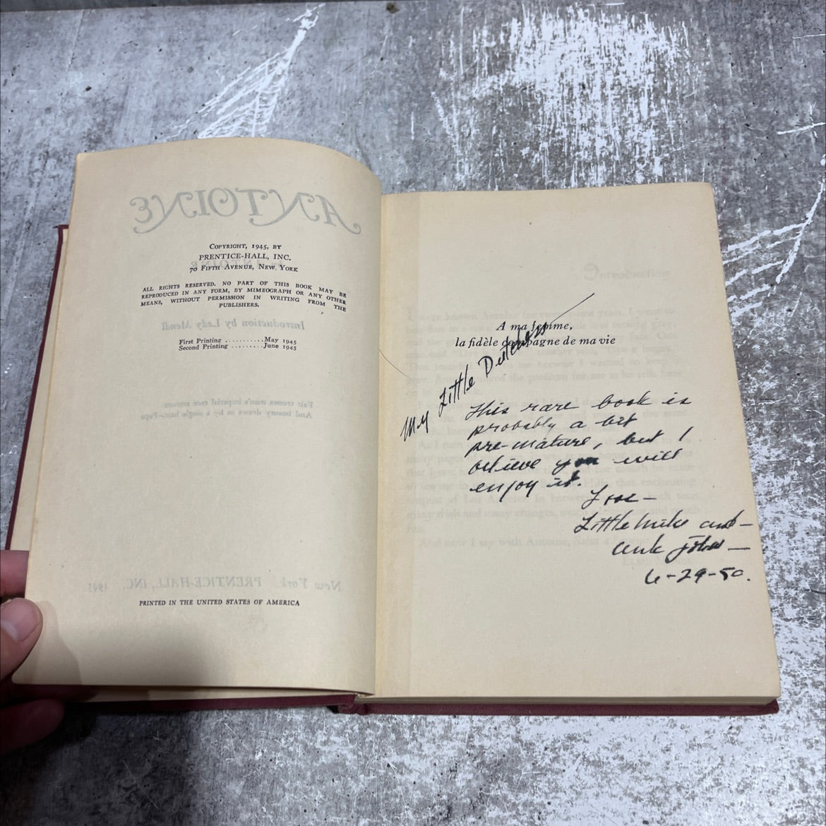 antoine book, by antoine, 1945 Hardcover image 3
