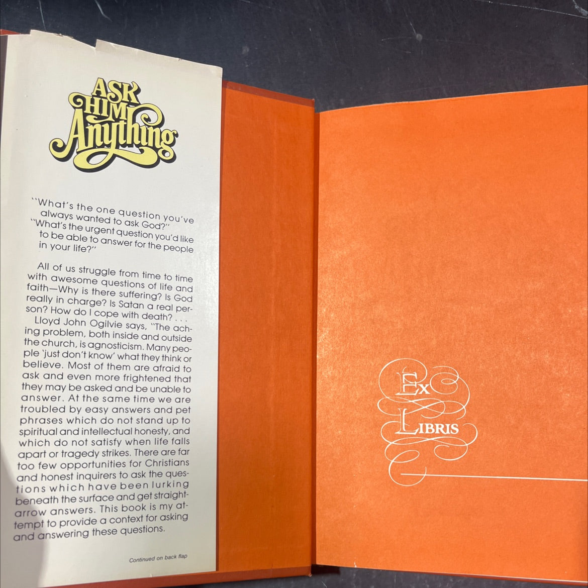 anything god can handle your hardest questions book, by lloyd j. ogilvie, 1981 Hardcover image 4