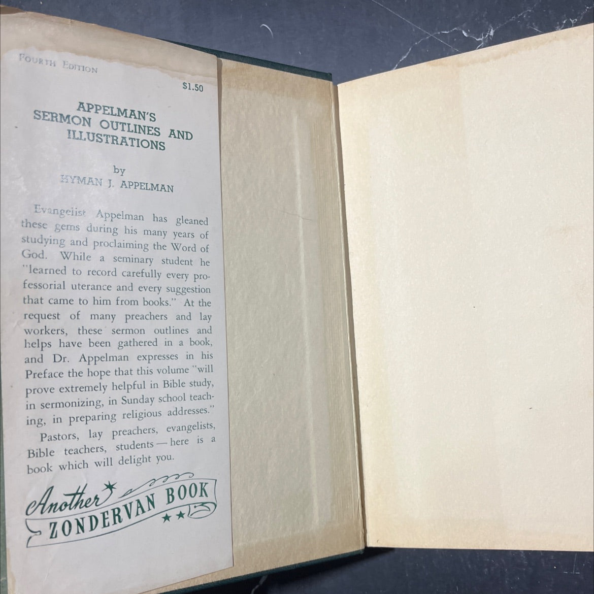appelman's sermon outlines and illustrations book, by hyman j. appelman, 1944 Hardcover image 4