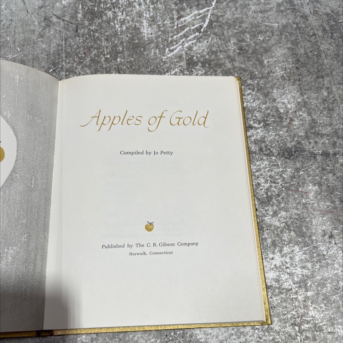apples of gold book, by Jo Petty, 1962 Hardcover image 2