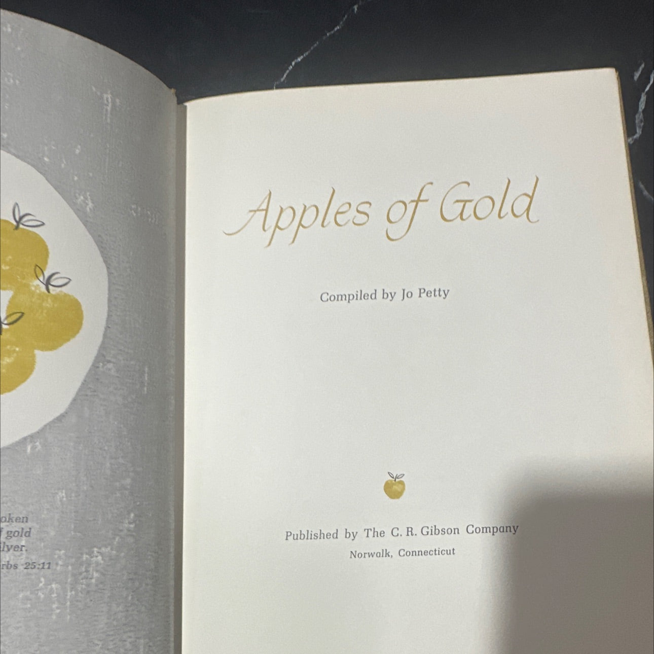 apples of gold book, by Jo Petty, 1962 Hardcover image 2