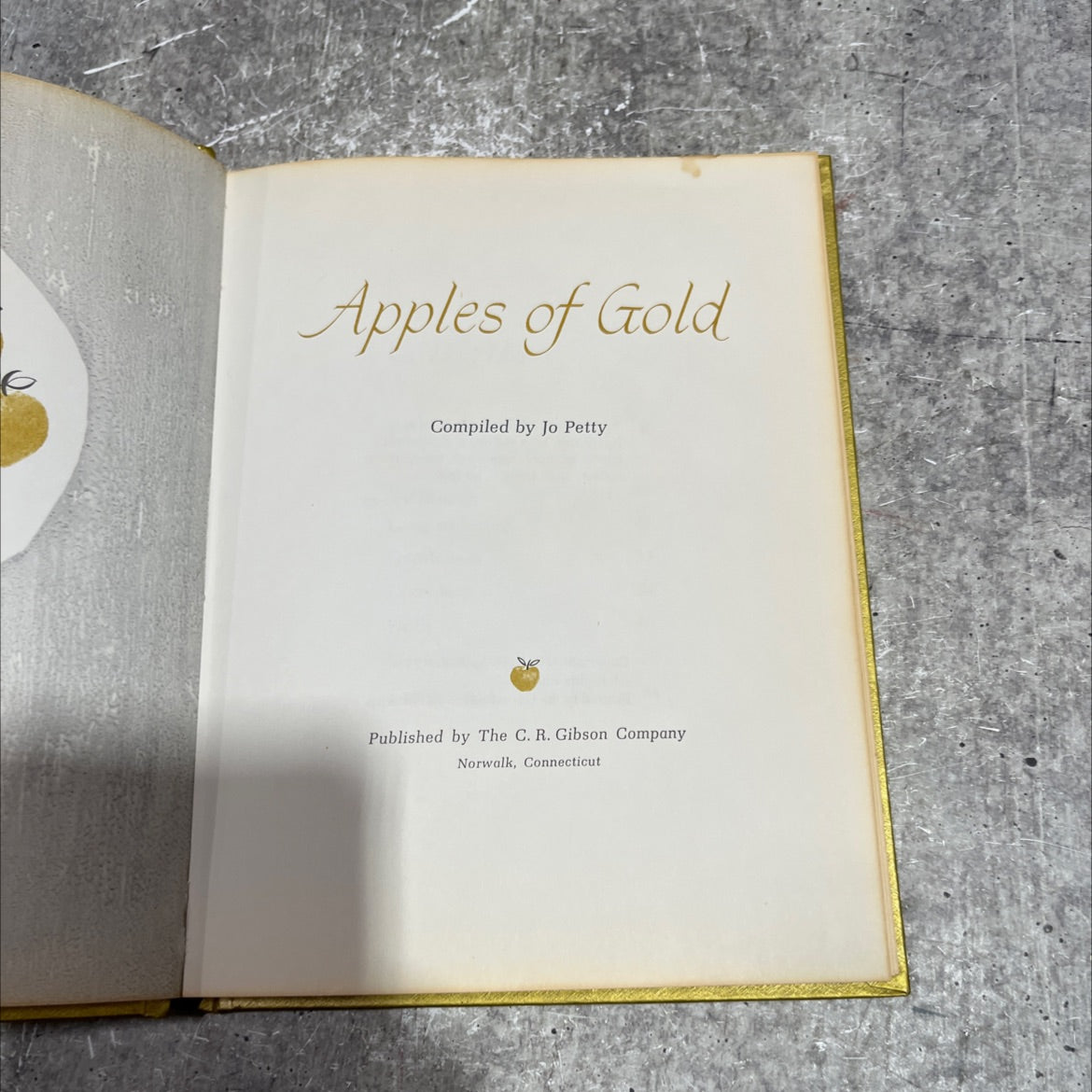 apples of gold book, by Jo Petty, 1962 Hardcover image 2