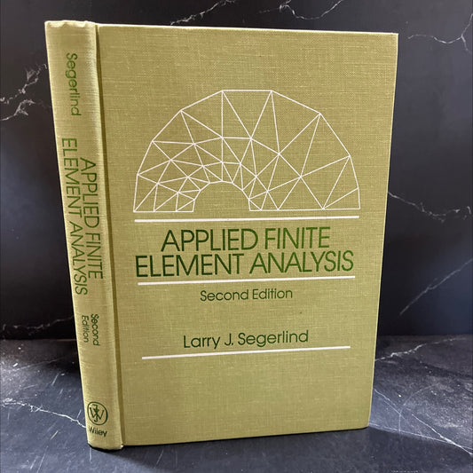 applied finite element analysis book, by larry j. segerlind, 1984 Hardcover image 1