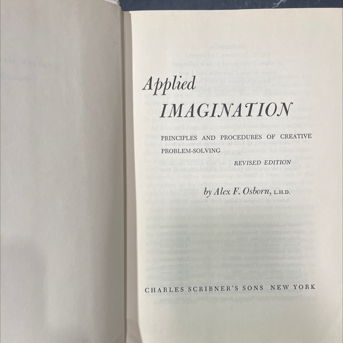 applied imagination principles and procedures of creative problem-solving revised edition book, by alex f. osborn, 1957 image 2