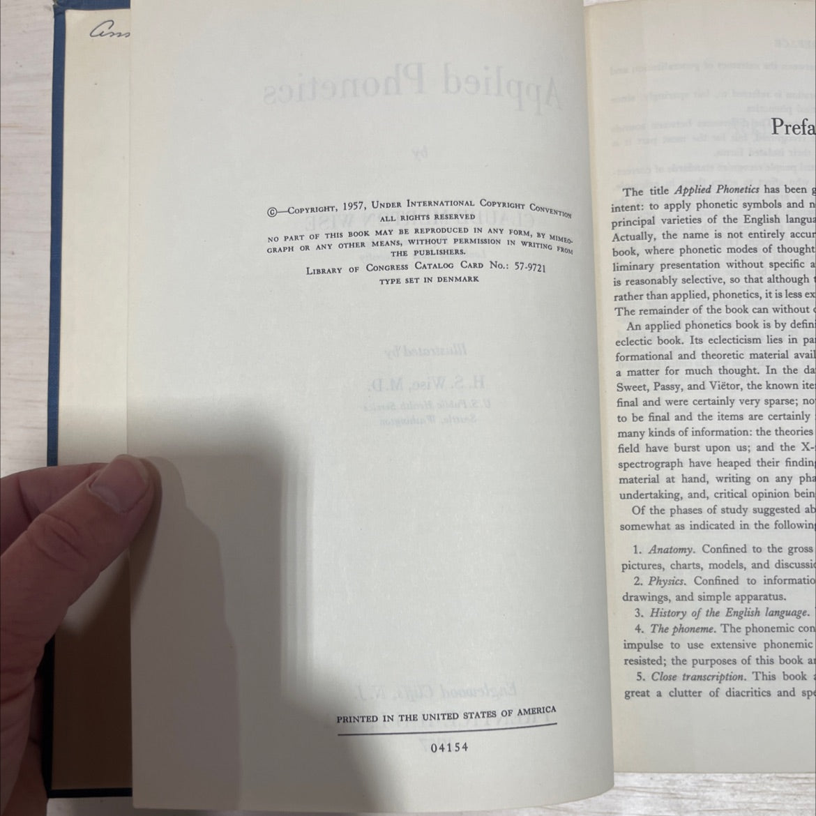 applied phonetics book, by claude merton wise, 1957 Hardcover image 3