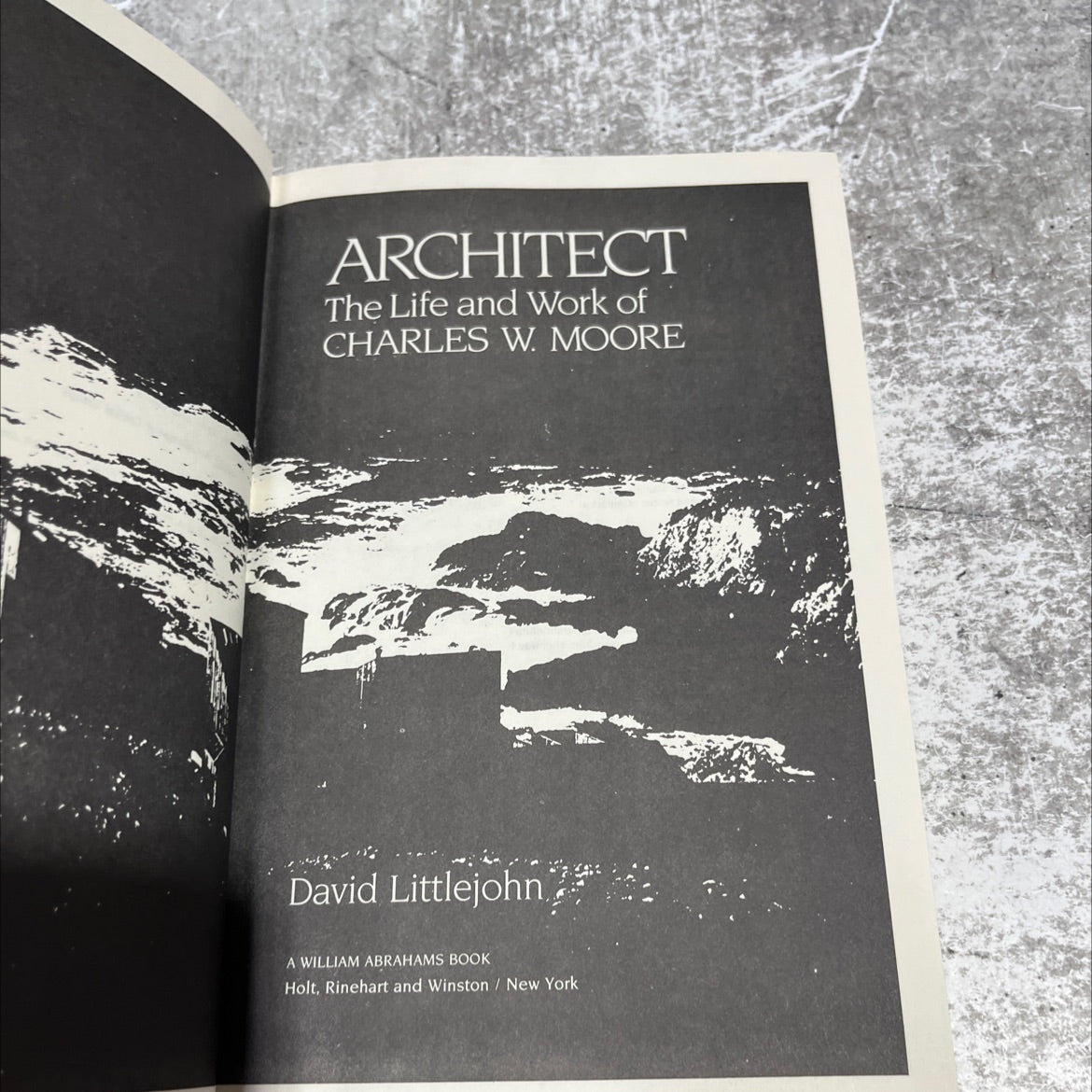 architect the life and work of charles w. moore book, by David Littlejohn, 1984 Hardcover image 2