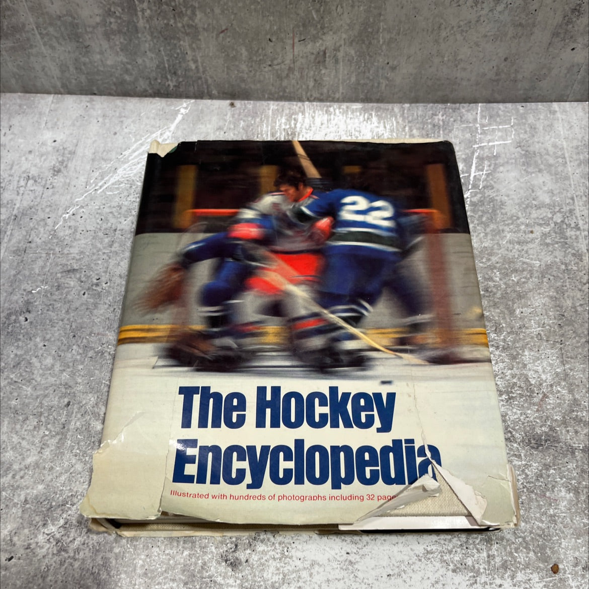 arena the hockey encyclopedia book, by Gary Ronberg, 1974 Hardcover image 1