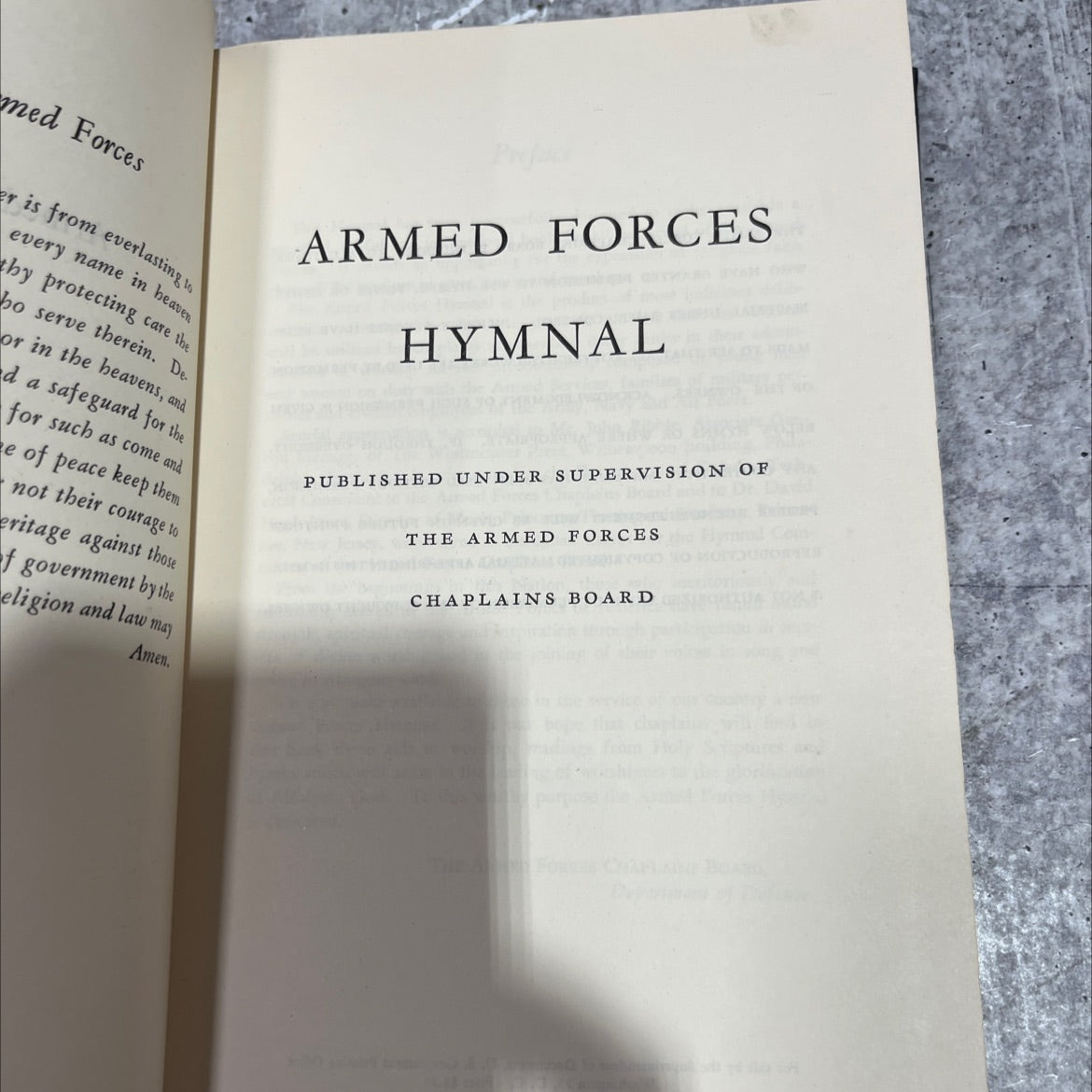 armed forces hymnal book, by unknown, 1970 Hardcover image 2