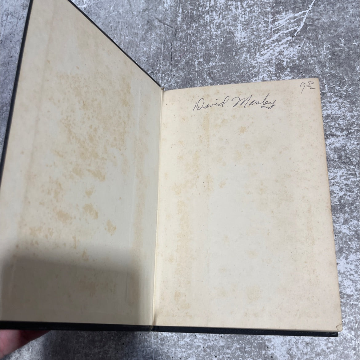 SIGNED aros of atlantis book, by David L. Manley, 1972 Hardcover, Vintage image 4