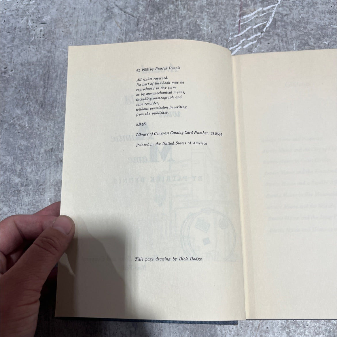 around the world with auntie lame book, by patrick dennis, 1958 Hardcover image 3