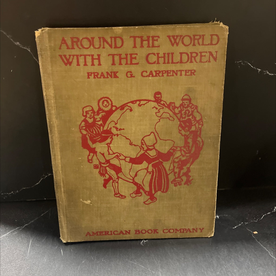 around the world with the children an introduction to geography book, by frank g. carpenter, 1924 Hardcover image 1