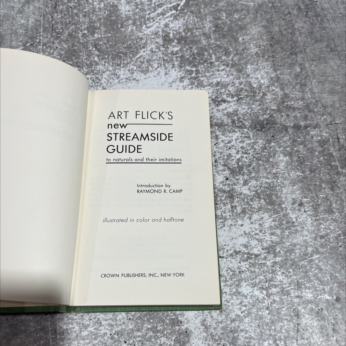 art flick's new streamside guide to naturals and their imitations book, by Arthur B. Flick, 1969 Hardcover image 2