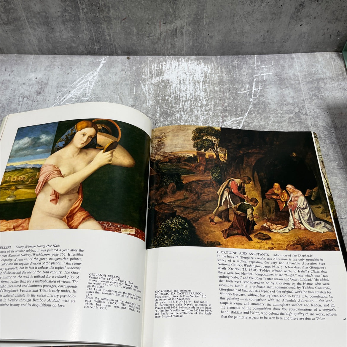 art history museum vienna picture gallery book, by Giorgio T. Faggin, Günther Heinz, Raffaele Monti, Anna Pallucchini, image 4