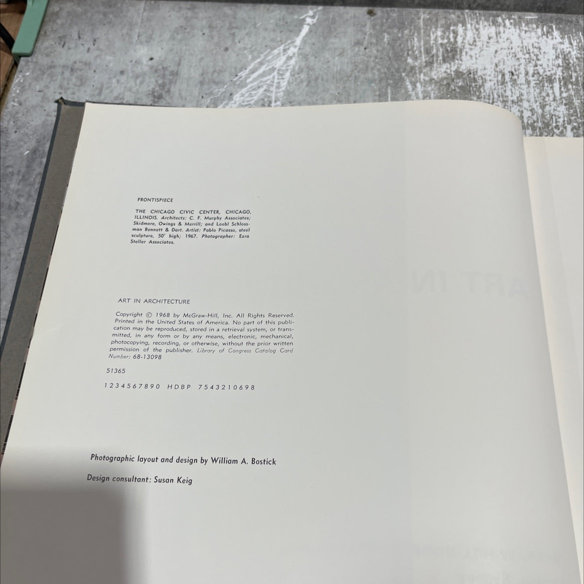 art in architecture book, by louis g. redstone, 1968 Hardcover image 3