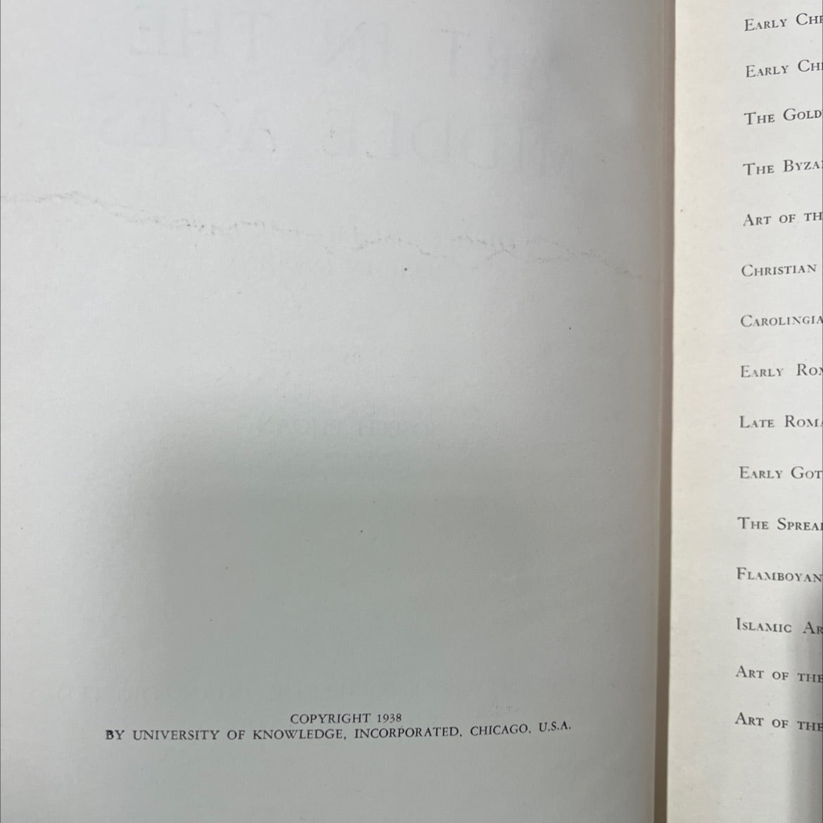 art in the middle ages europe-islam-far east american indians book, by joseph pijoan, 1940 Hardcover image 3