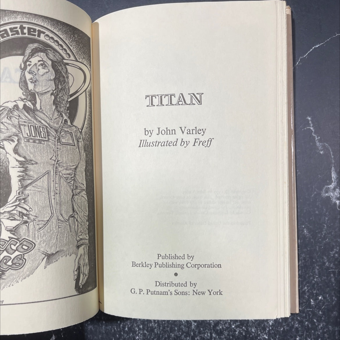 aster jones titan book, by John Varley, 1979 Hardcover image 2