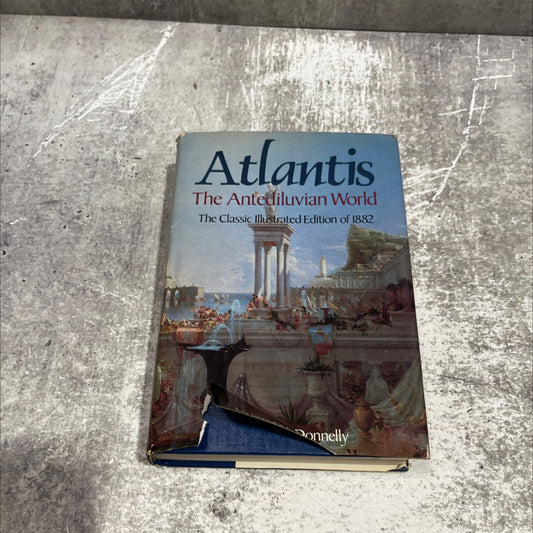 atlantis: the antediluvian world book, by ignatius donnelly, 1985 Hardcover image 1