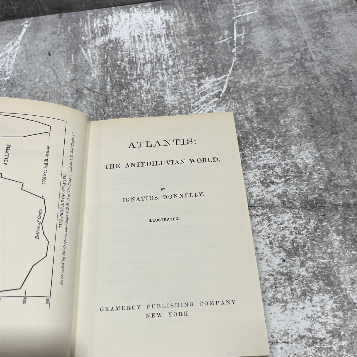 atlantis: the antediluvian world book, by ignatius donnelly, 1985 Hardcover image 2