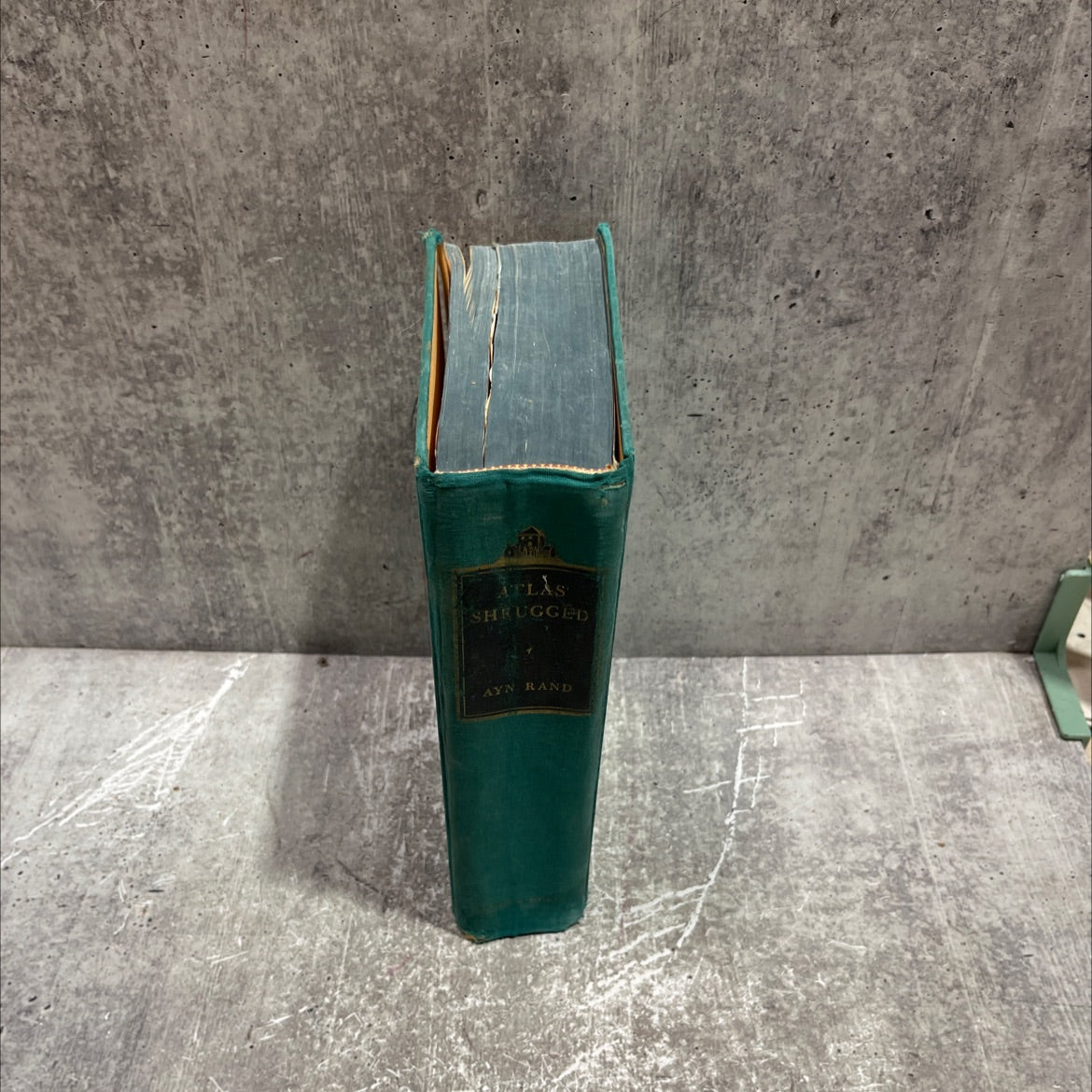 atlas shrugged book, by ayn rand, 1957 Hardcover, Heavily Used image 4