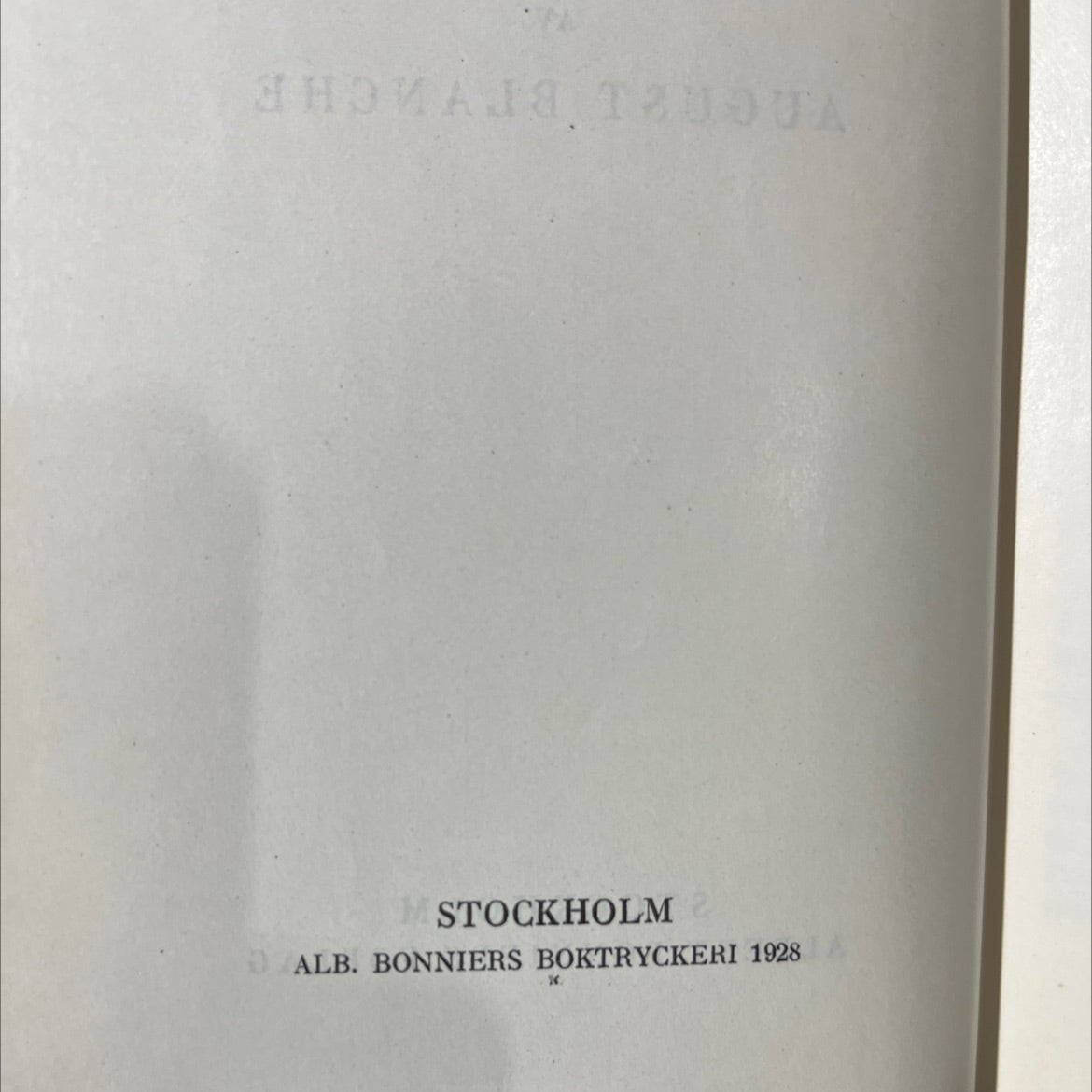 atz the girl in stads-gården book, by august blanche, 1928 Hardcover image 3