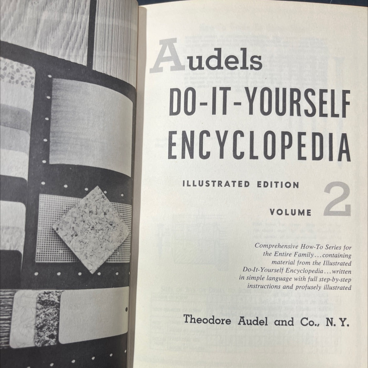 audels do-it-yourself encyclopedia illustrated edition volume 2 book, by theodore audel and co., 1960 Hardcover image 2