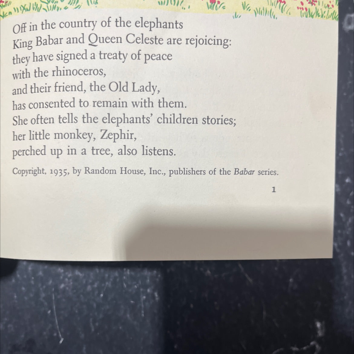 babar the king book, by jean de brunhoff, 1935 Hardcover image 3