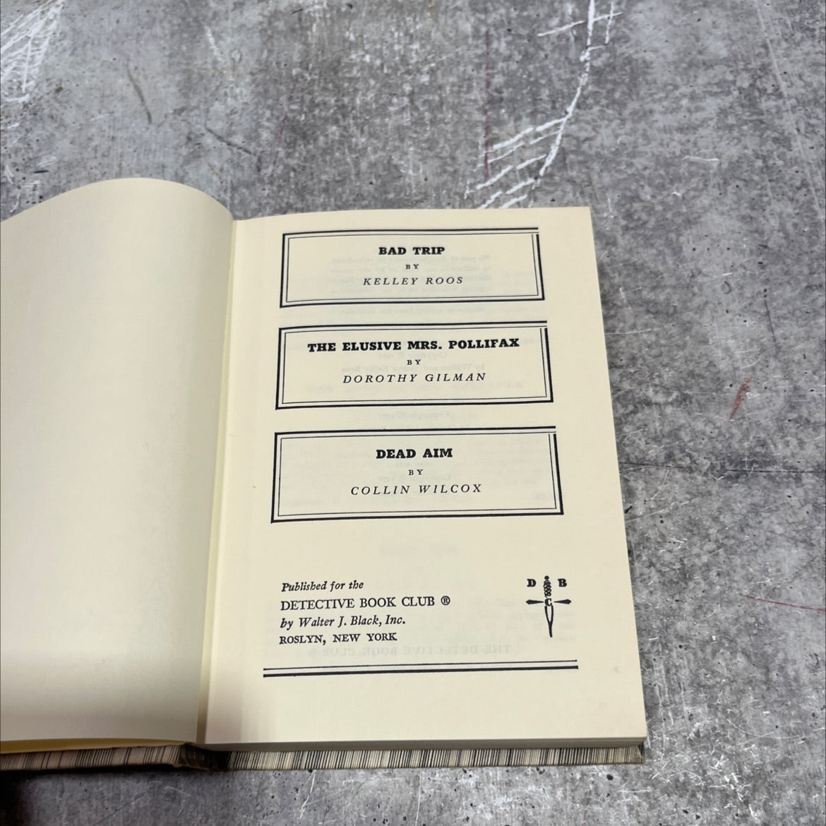 bad trip book, by kelley roos, 1971 Hardcover image 2