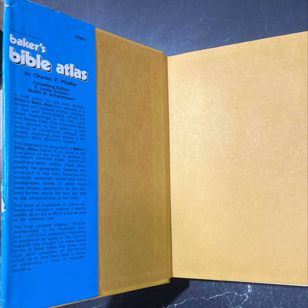 baker's bible atlas book, by charles f. pfeiffer, 1979 Hardcover image 4