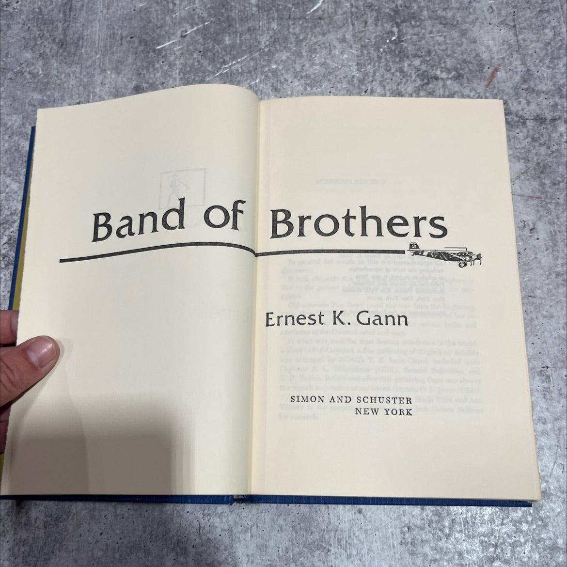 band of brothers book, by Ernest K. Gann, 1973 Hardcover image 2